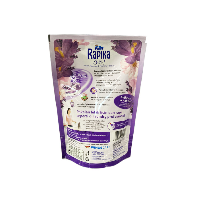 RAPIKA Lavender Purple Pewangi Pelembut Pakaian Refill 400ml image 2