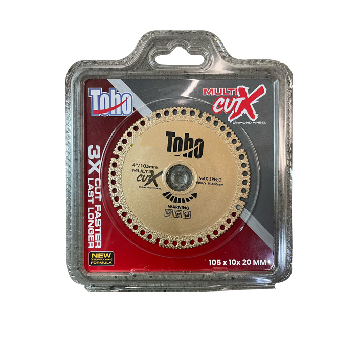 TOHO Mata Gerinda Diamond Cutting Wheel Multi Cut Keramik 4" 105x20x20mm