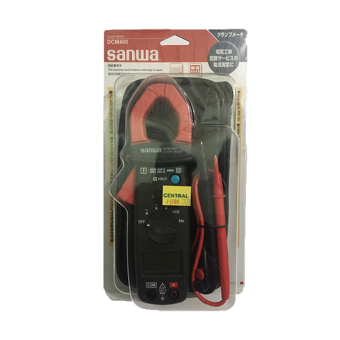 SANWA DCM400 Clamp Tang Ampere Meter Digital 