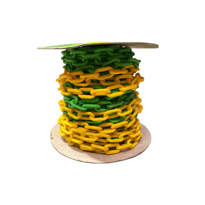 SELLERY Rantai Plastik Hijau-Kuning 6mm Plastic Chain 20-156