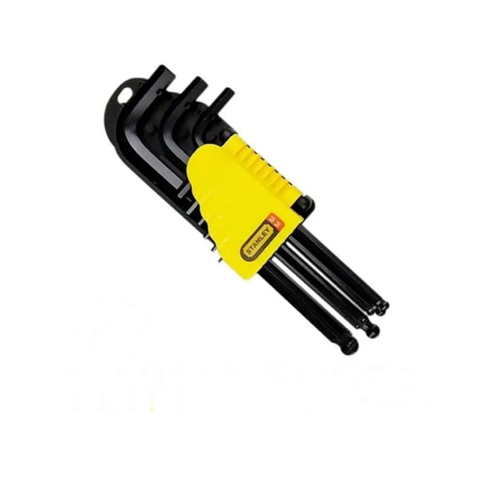 STANLEY Kunci L 1 Set Hex Key Ballpoint Set isi 9pcs 1,5 - 10mm 69-256