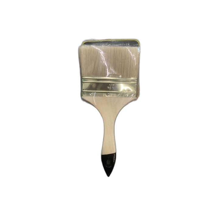 TJAP MATA Kuas Cat 4" Paint Brush 4" Cap Mata Handle Kayu