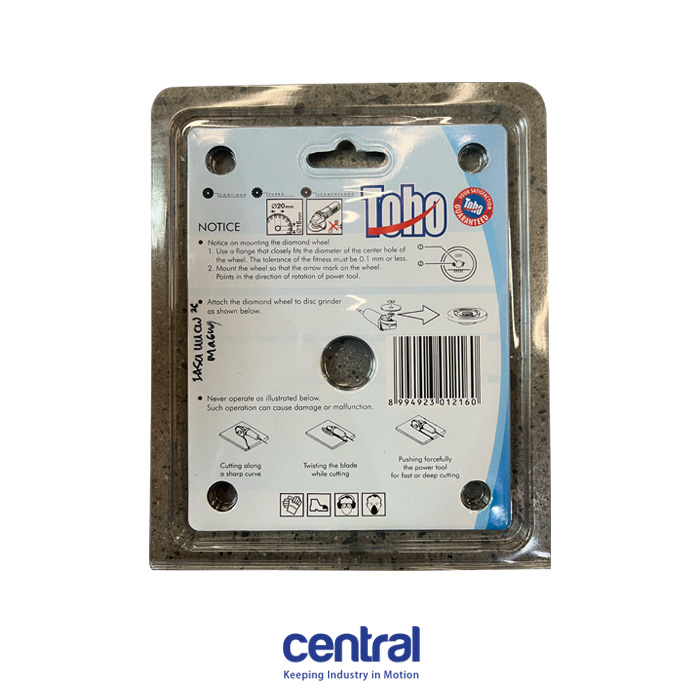 TOHO Mata Gerinda 4" Potong Keramik Diamond Cutting Wheel  4" image 2