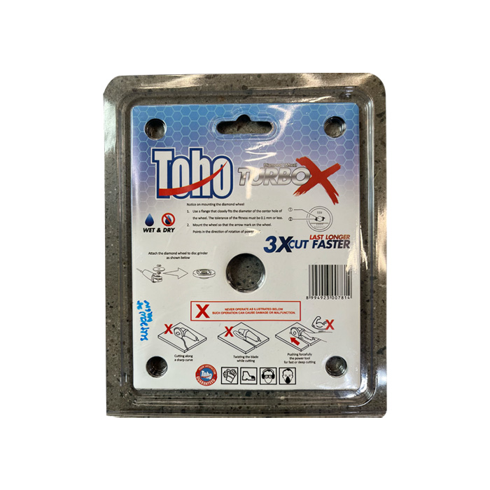 TOHO Mata Potong Gerinda Diamond Cutting Wheel Turbo 4" image 2