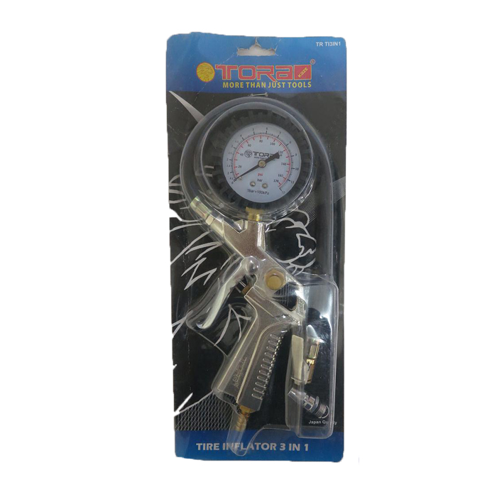 TORA Tire Gauge Inflator 3IN1 TR TI 3IN1
