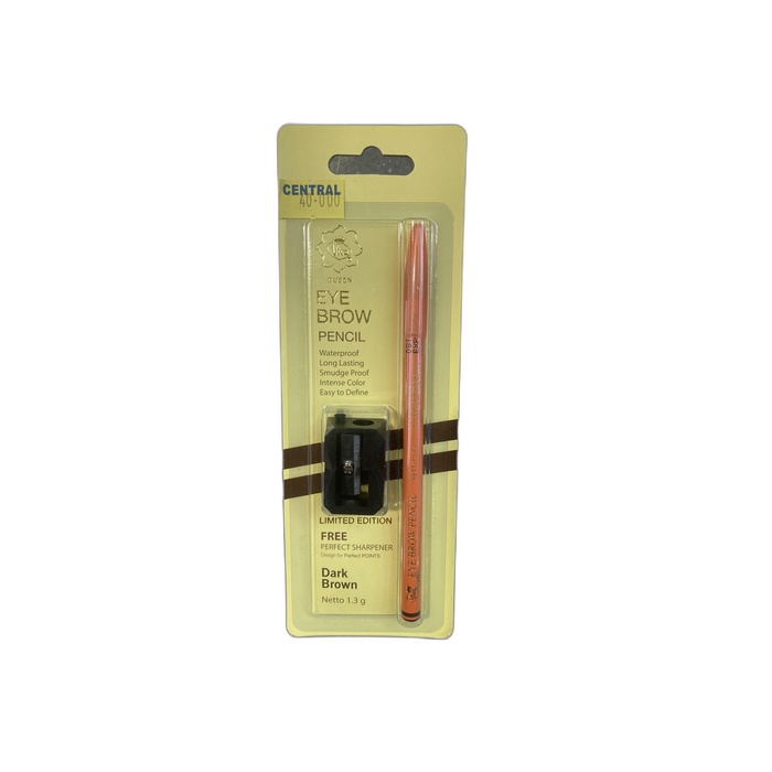 VIVA Pensil Alis Warna Coklat Gelap Dark Brown Eye Brow Pencil