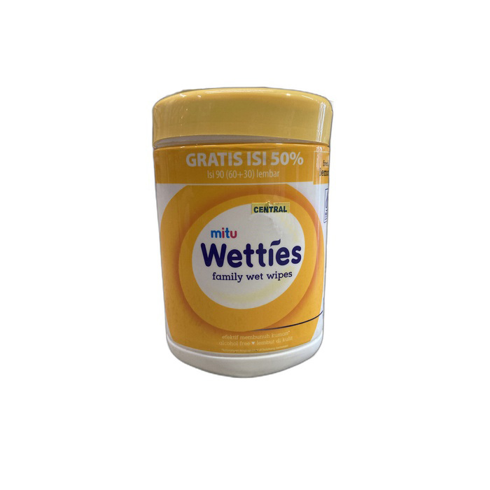 WETTIES Bottle Lemon 90 Sheet