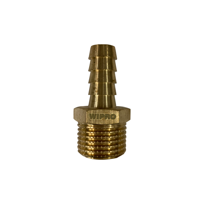 WIPRO King Nipple Hose Nipple Brass Connector Selang Kuningan Male 1/2" x 12mm