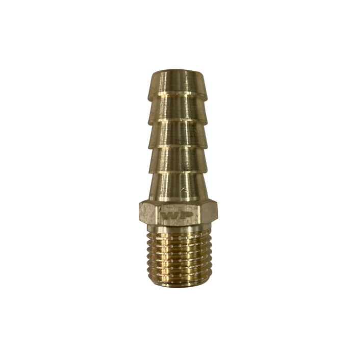 WIPRO King Nipple Hose Nipple Brass Connector Selang Kuningan Male 1/4" x 12mm