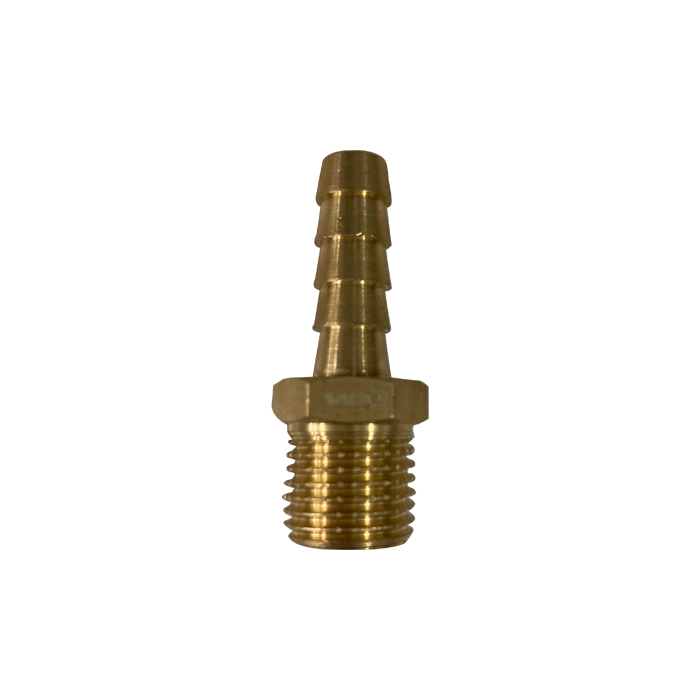 WIPRO King Nipple Hose Nipple 1/4" Brass Connector Selang Kuningan Male 1/4"