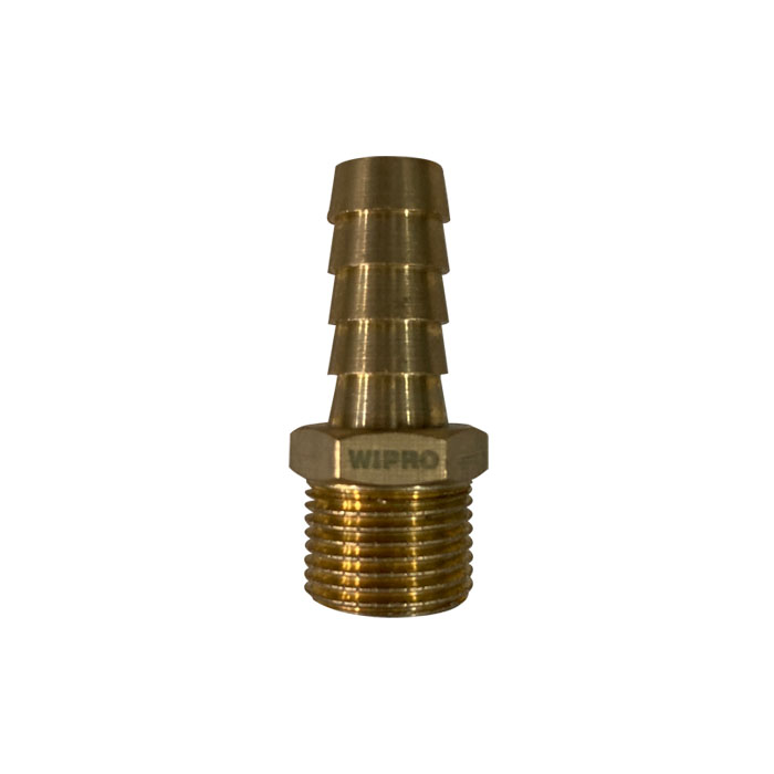 WIPRO King Nipple Hose Nipple Brass Connector Selang Kuningan Male 3/8" x 12mm