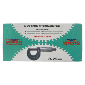 WIPRO Outside Micrometer 0-25mm Japan Type