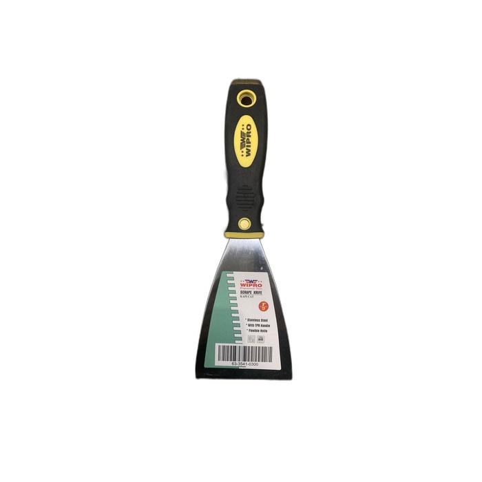 WIPRO Kape Scraper Cat Kapi 3" Gagang Karet Rubber Handle SS420