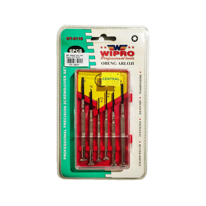 WIPRO Screwdriver Torx Set 6pcs OT-6110