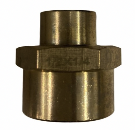 WIPRO Sock Reducer Brass Male 1/4" x Female 3/8" WN5129