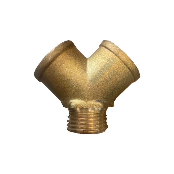 WIPRO Y Connector Brass 1/2" Kuningan Konektor Y 1/2"