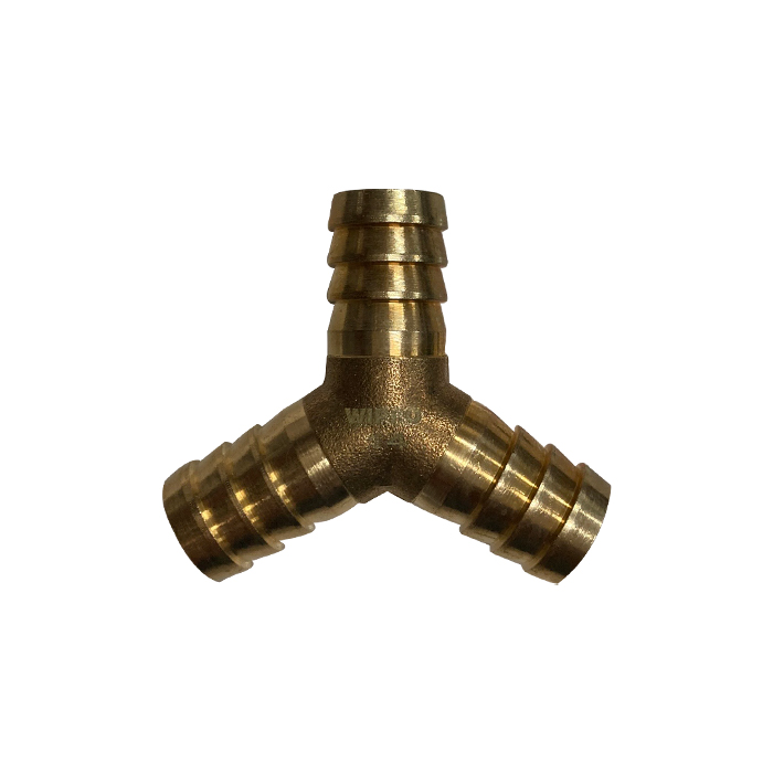 WIPRO Hose Barb Hose Connector Selang Y 3 Way Brass