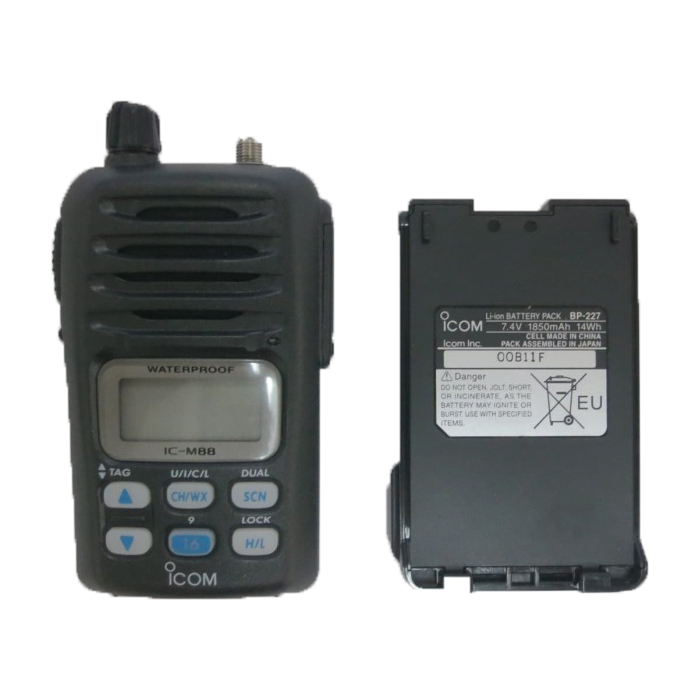 ICOM VHF Walkie Talkie Radio Marine Hand IC-M88