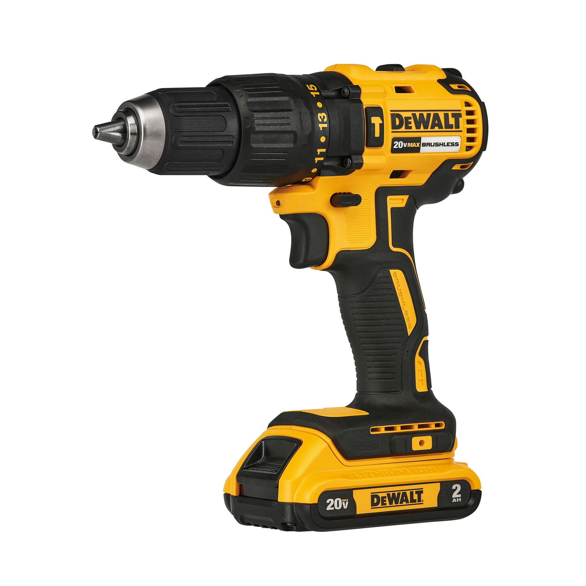 DEWALT Bor Tanpa Kabel 20V Cordless Brushless Hammer 20V Impact Drill Driver DCD7781D2