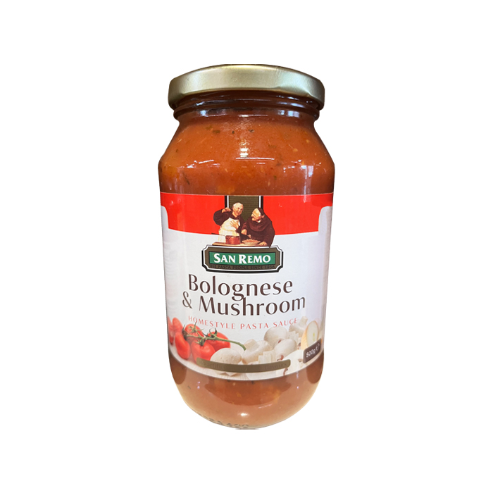 SAN REMO Saus Bolognese & Mushroom 500g