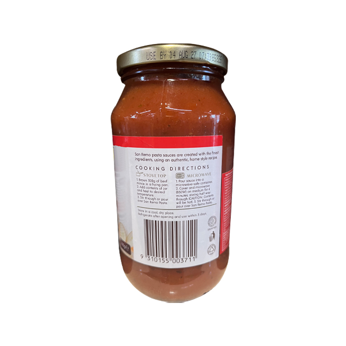 SAN REMO Saus Bolognese & Mushroom 500g image 2