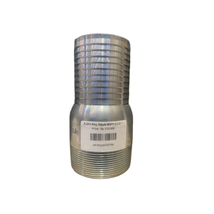 ALDO King Nipple Sambungan Selang Nozzle Gun BSPT 2-1/2" image 2