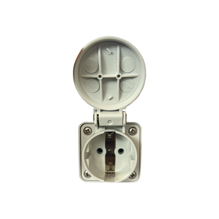 MENNEKES Wall Mounted Receptacles Socket Schuko 16A 2P+E P/N 10081