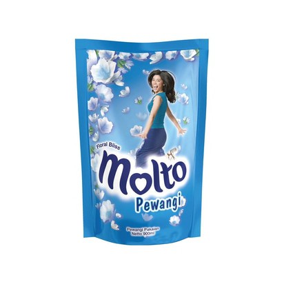 MOLTO Laundry Pewangi Blue Floral Bliss Refill 820ml