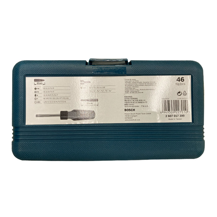 BOSCH Set Obeng 46pcs Screwdriver Bit Set 46Pcs (2.607.017.399)