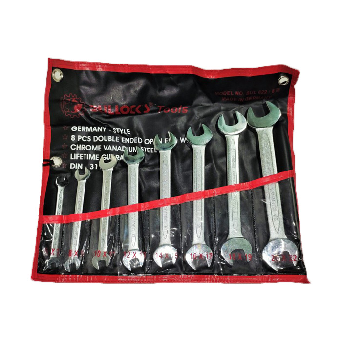 BULLOCK'S Double Open Wrench 8Pcs 6-22MM BL0113300