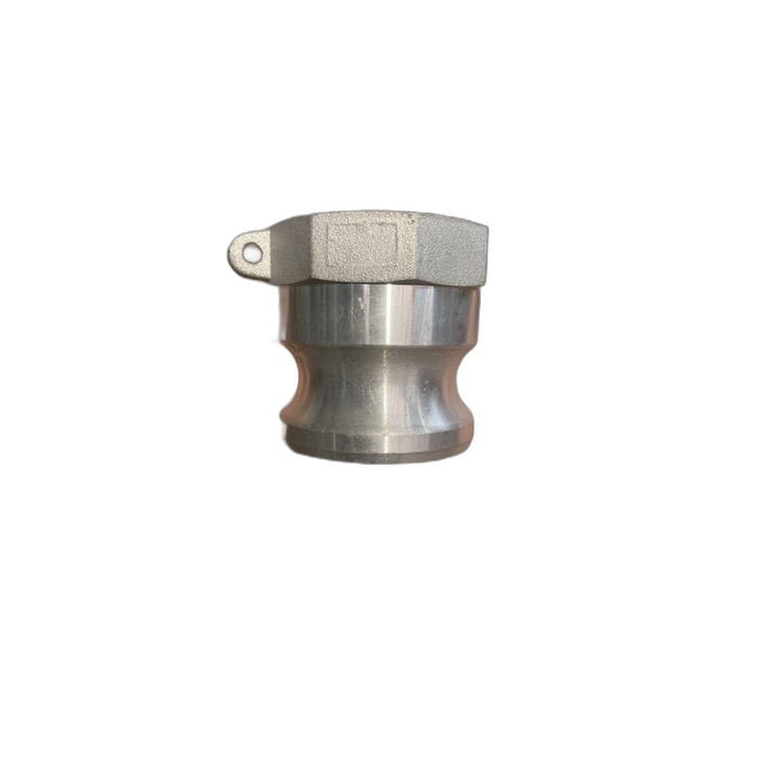Camlock Tipe A Bahan Aluminium BSPT Adaptor Male Ulir Thread Female 1-1/2" 2-1/2" untuk Koneksi Pipa dan Fitting