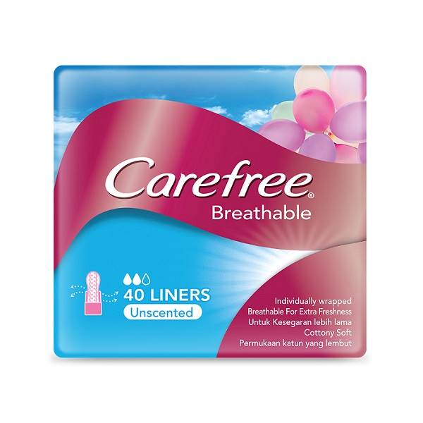 CAREFREE Pembalut Breathable 40 Pads
