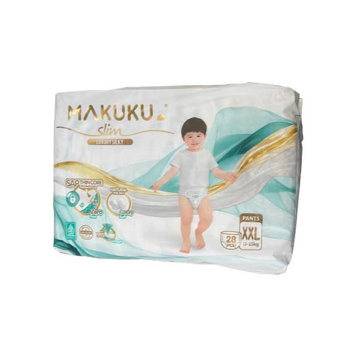MAKUKU Popok Bayi XXL28 Diapers Slim Pants XXL28 Popok Balita