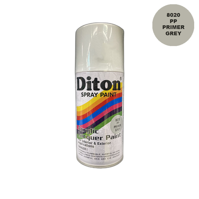 DITON 8020 Primer Grey Paint Cat Semprot Cat Pylox Abu-Abu Gray