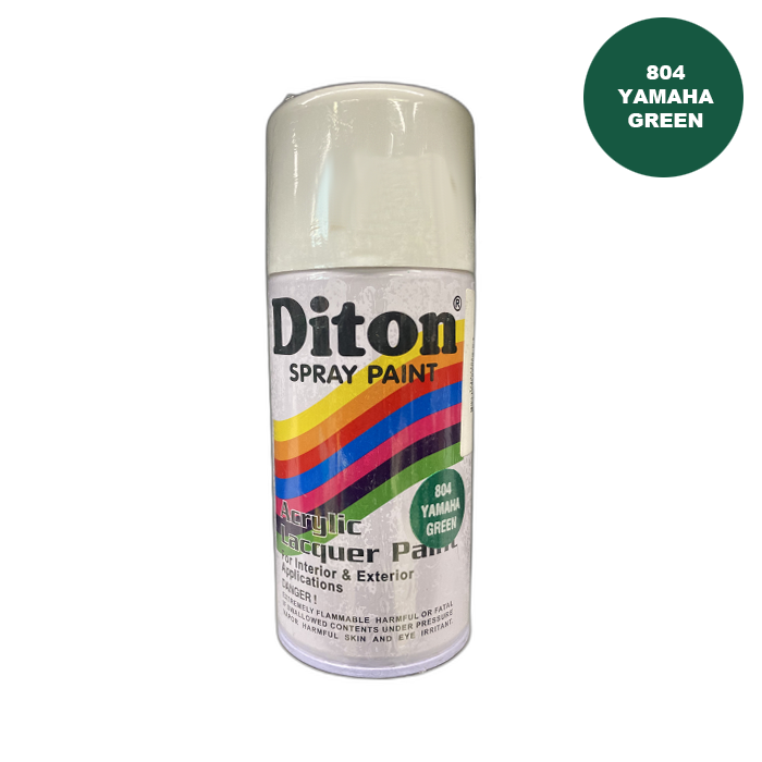 DITON 804 Yamaha Green Cat Semprot Spray Paint Cat Pylox Hijau Tua