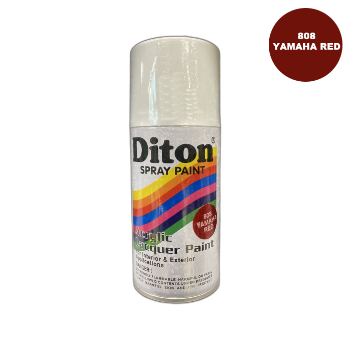 DITON 808 Yamaha Red Spray Paint Cat Semprot Cat Pylox Merah