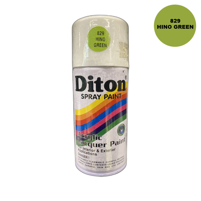 DITON 829 Hino Green Cat Semprot Hijau Spray Paint Cat Pylox Hijau