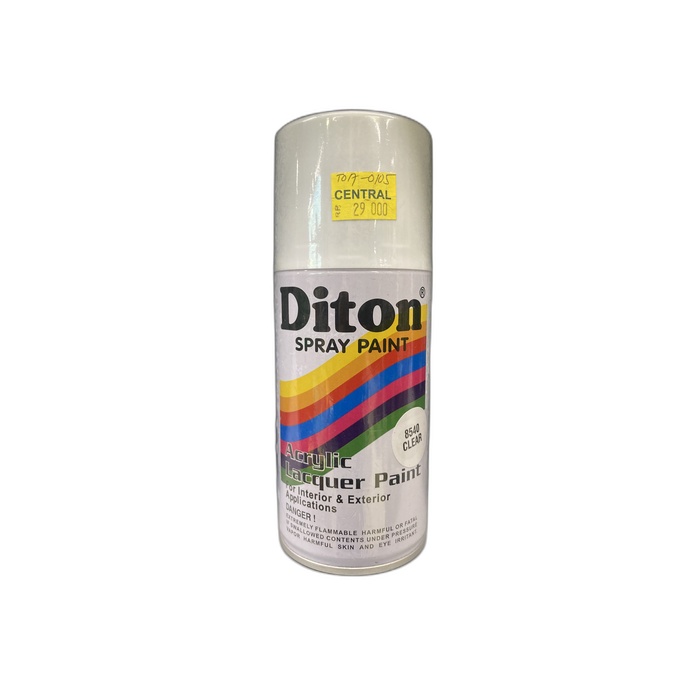 DITON 8540 Aerosol Clear Spray Paint Semprot Cat Pylox Bening