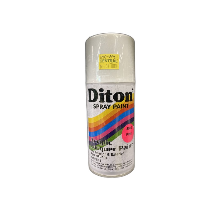 DITON Aerosol 8002 Flourescent Pink Paint Semprot Cat Pylox Pink