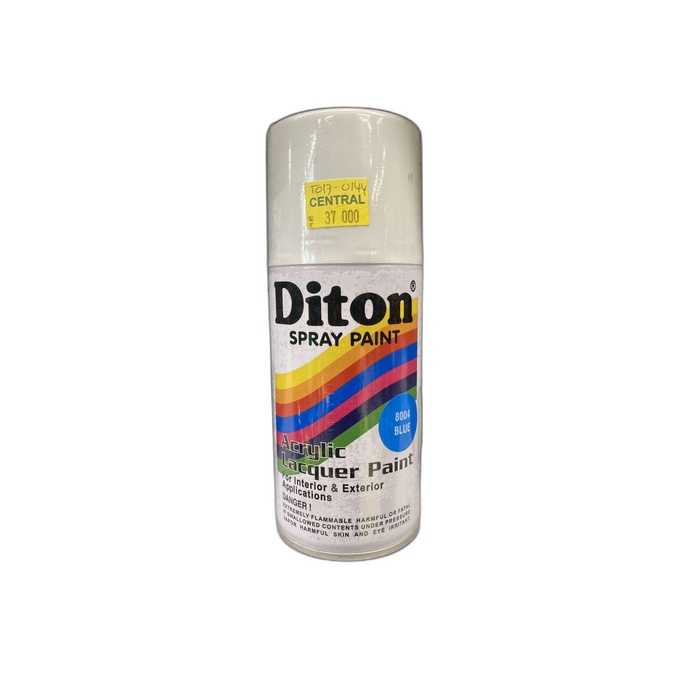 DITON 8004 Flourescent Blue Spray Paint Semprot Cat Pylox Biru