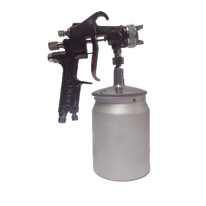 EINHILL Spray Gun Tabung Bawah F-100S Black Metallic